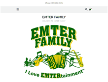 Tablet Screenshot of emterfamily.com